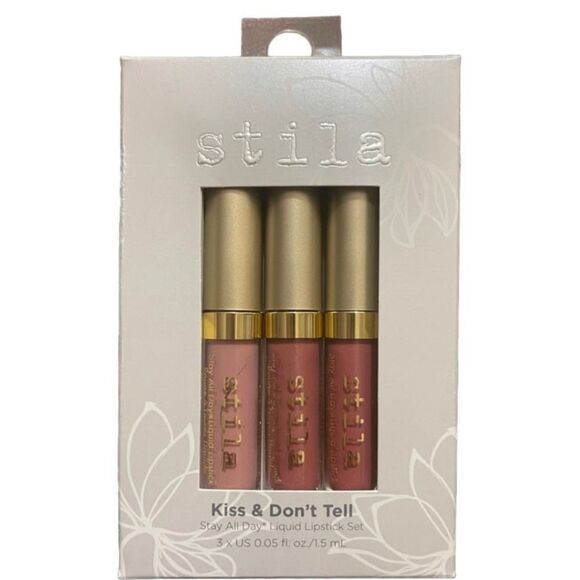 Stila Kiss & Don't Tell Stay All Day Liquid Lipstick Set - Picture 2 of 14